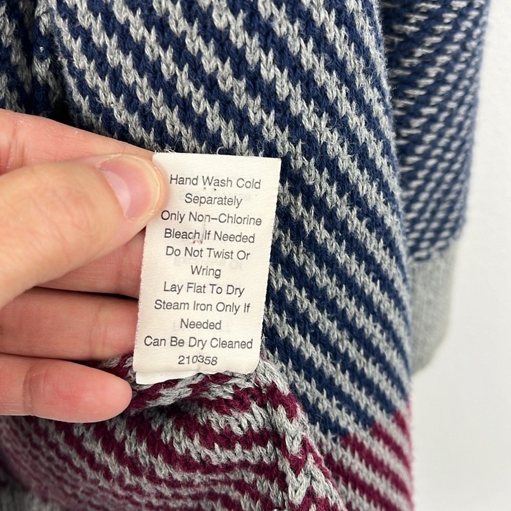 Cabi Colorblock Blanket Open Front Waterfall Card… - image 8